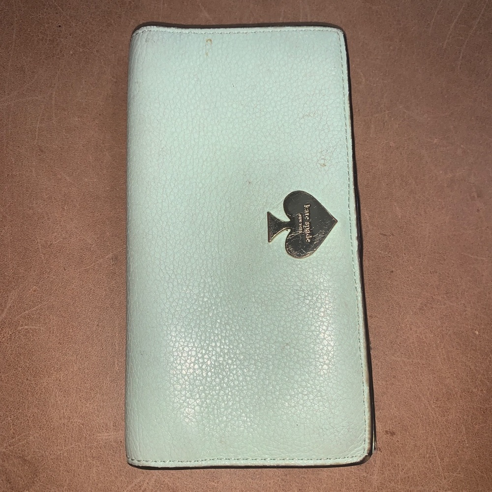 Used Kate Spade Mint Bifold Wallet